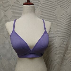 Size Large Purple Hanes Bra